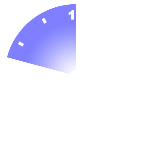 2850 Sekunden nach (inverse Darstellung)